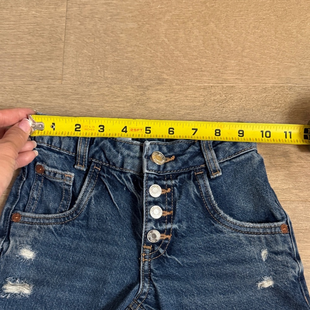 Zara Stylish Distressed Blue Kids Jeans - Picture 14 of 16